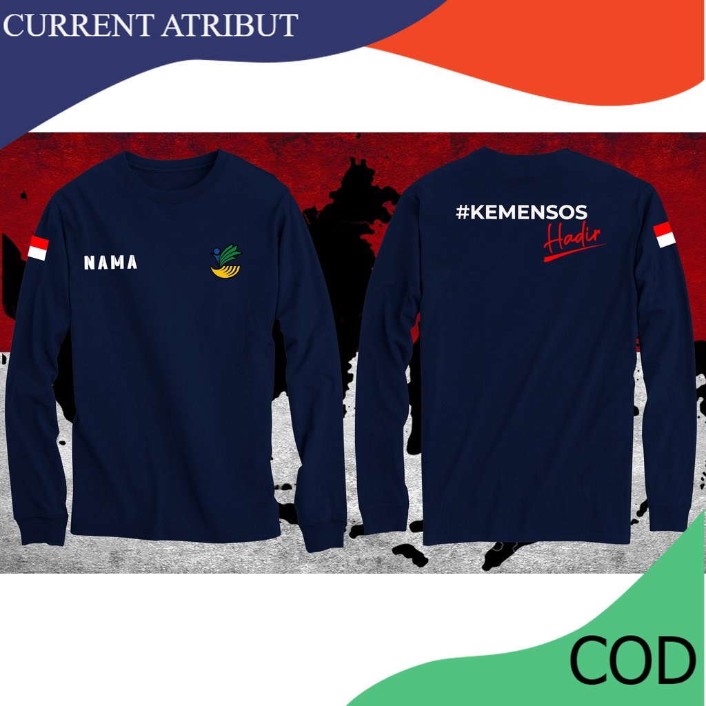 KAOS KEMENSOS LENGAN PANJANG - CURRENT ATRIBUT