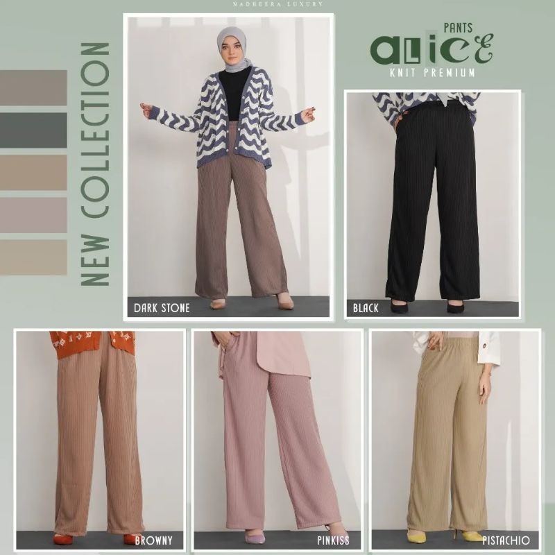 ALICE PANTS by Nadheera Luxury [ NEW - Nadheera Pants Series ] Celana Nadheera Luxury