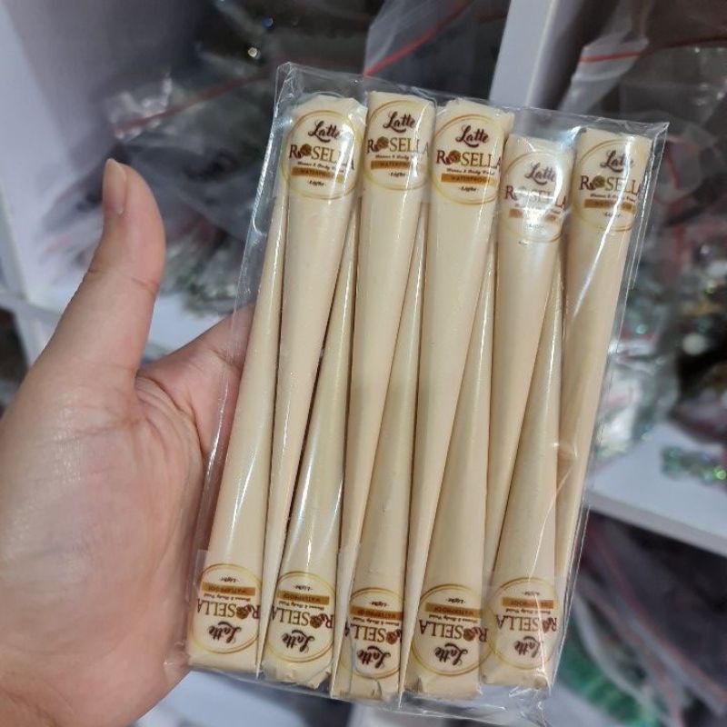 Henna Latte Rosella, Henna Premium Awet Waterproof