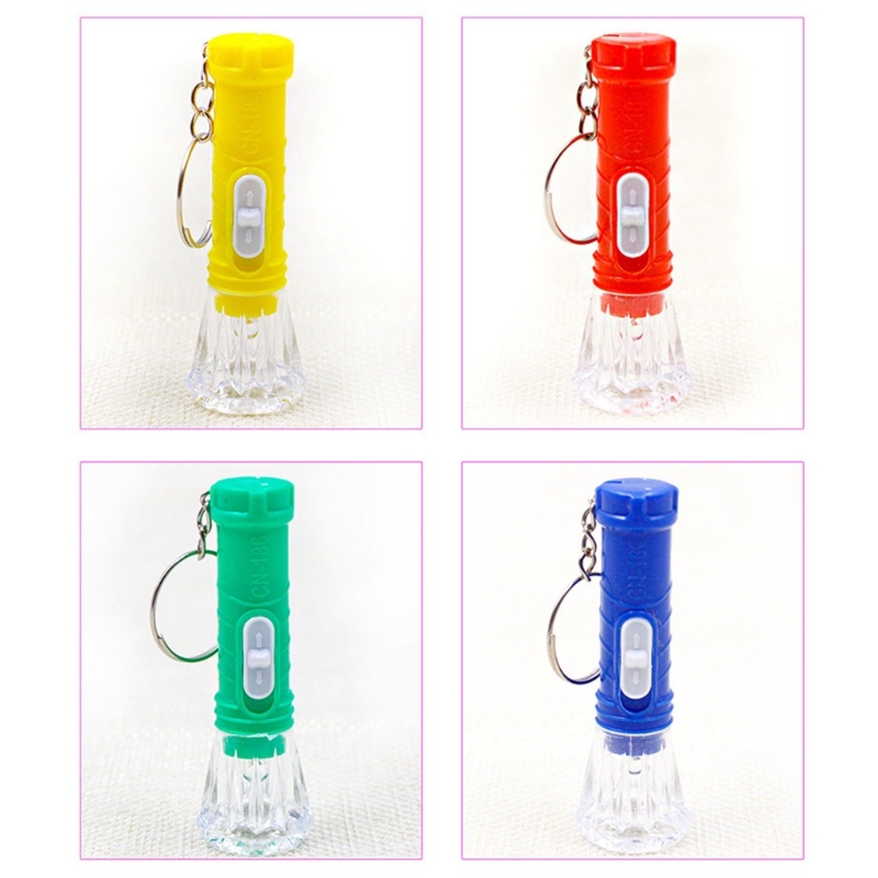Mary Keychain Flashlight Powered Bright White Lighting Lampu Gantungan Kunci LED Untuk Camping, Hiking, Aktivitas Outdoor