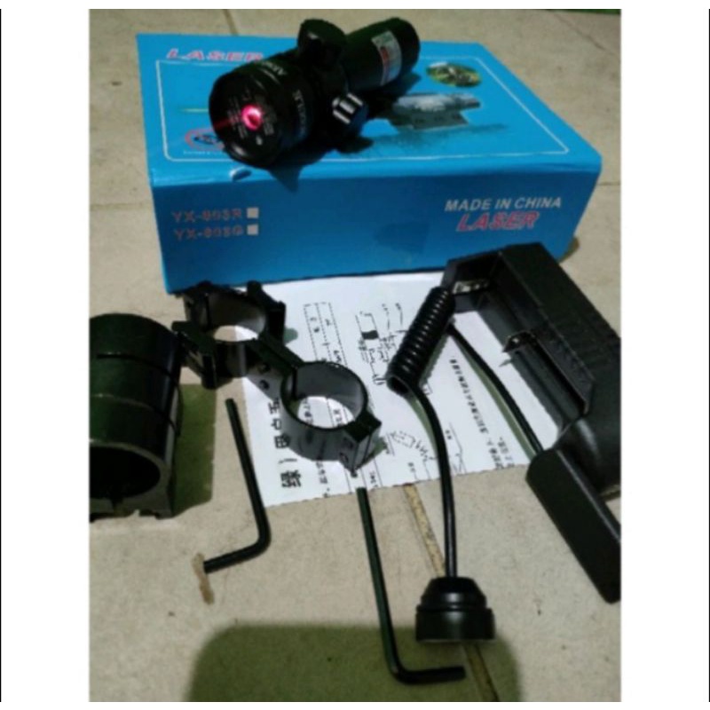 Laser Senapan Laser scopee varian warna Hijau/Merah