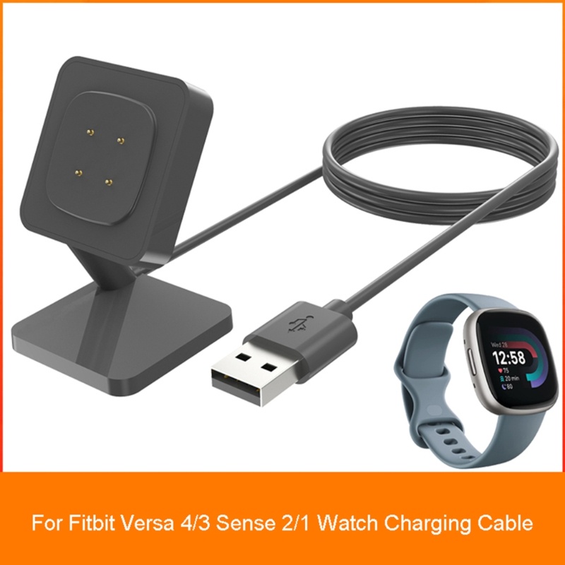 Btsg Power Adapter Charger Stand Kabel Pengisian USB Dock Bracket Untuk Versa4.3/Sense