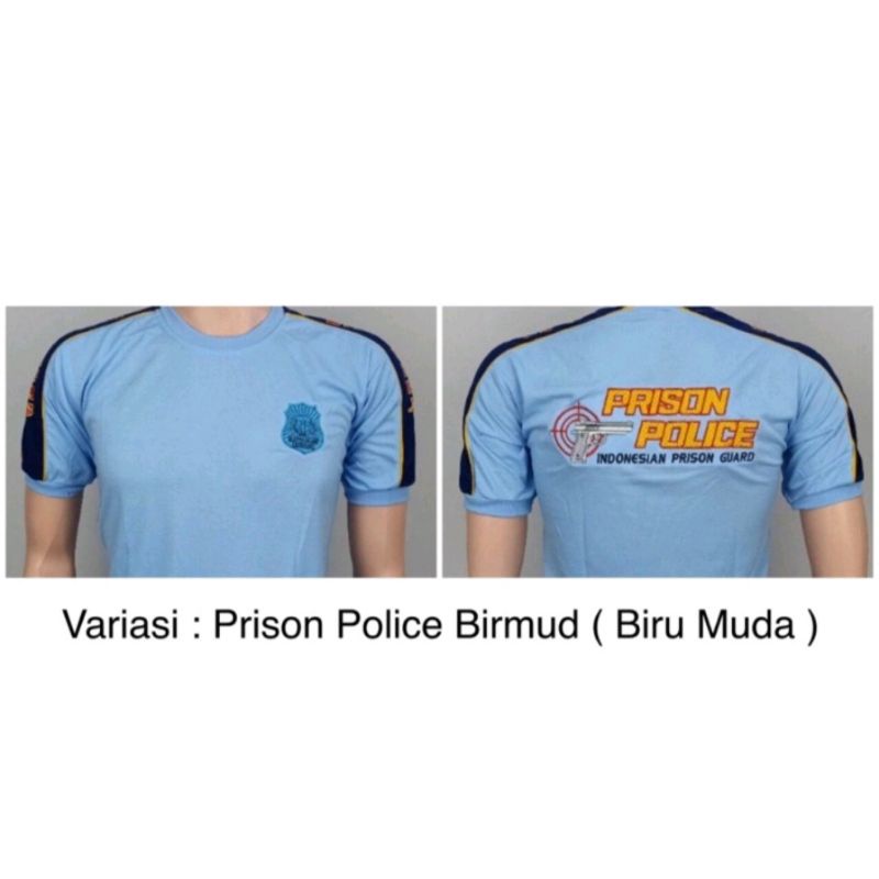 Kaos Polsuspas Bordir Kaos Polisi Lapas