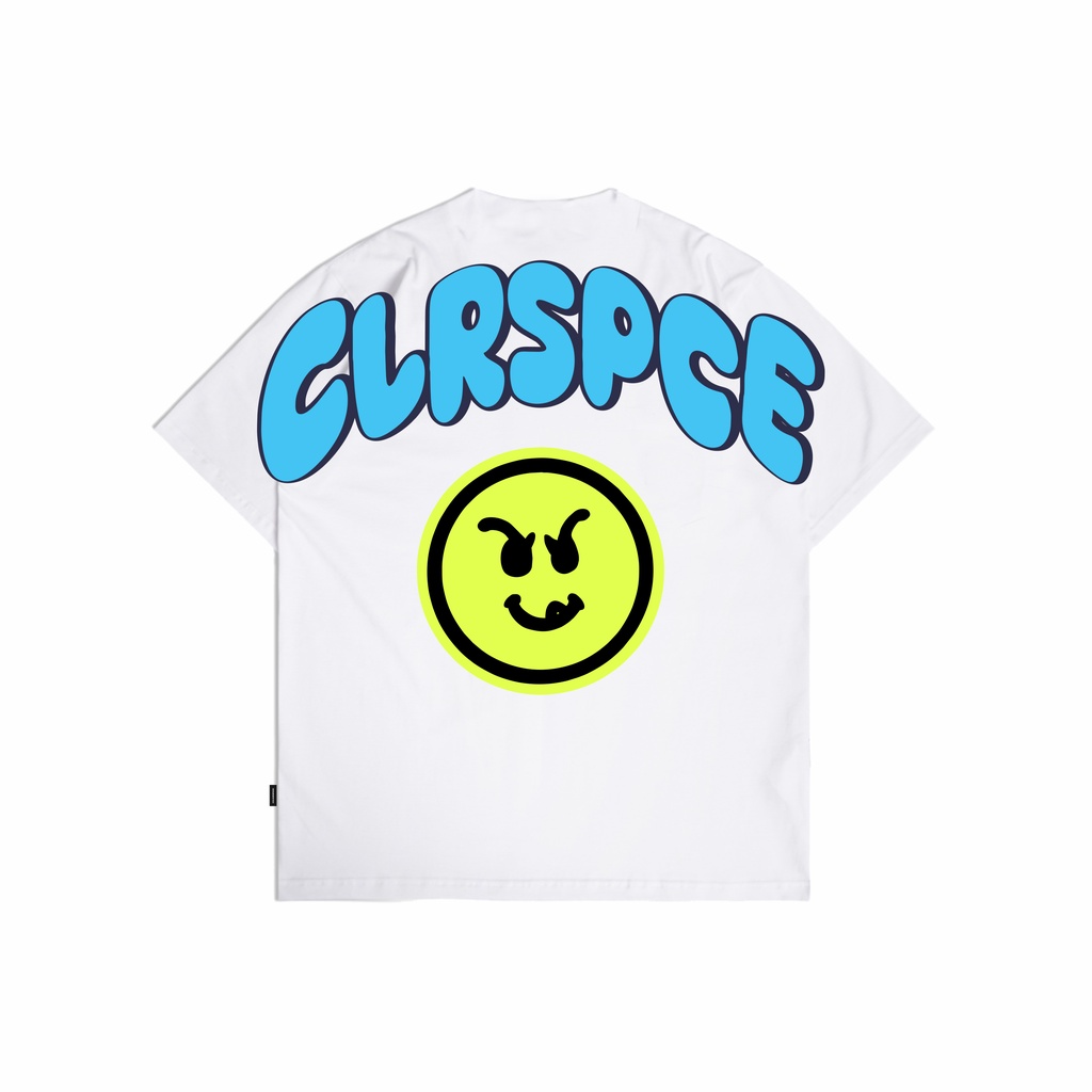 Colourspace Kaos Oversize Smiley Ancient TO 027 White