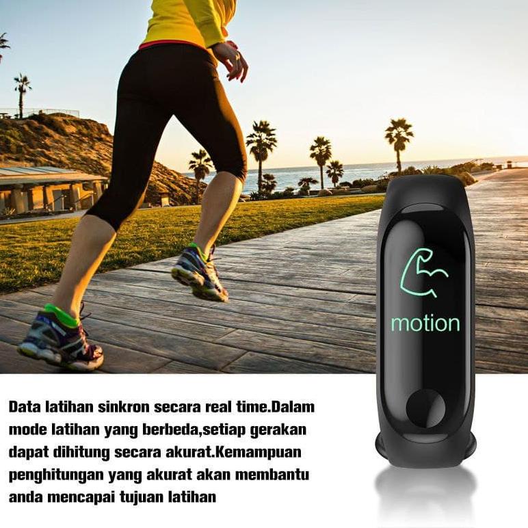 Harga Promo.. Jam Tangan Smart Watch Digital Olahraga Penghitung Kalori Detak Jantung Pria Wanita 04