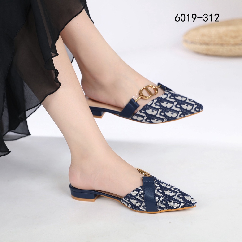 DR Oblique Jacquard Slingback Shoes 6019-312