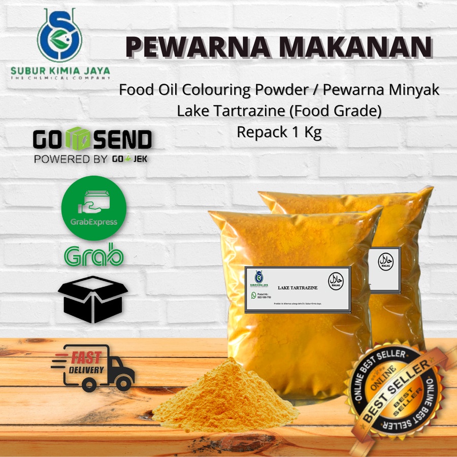 

Pewarna Bubuk Oil / Minyak Tartrazine Kuning 1KG