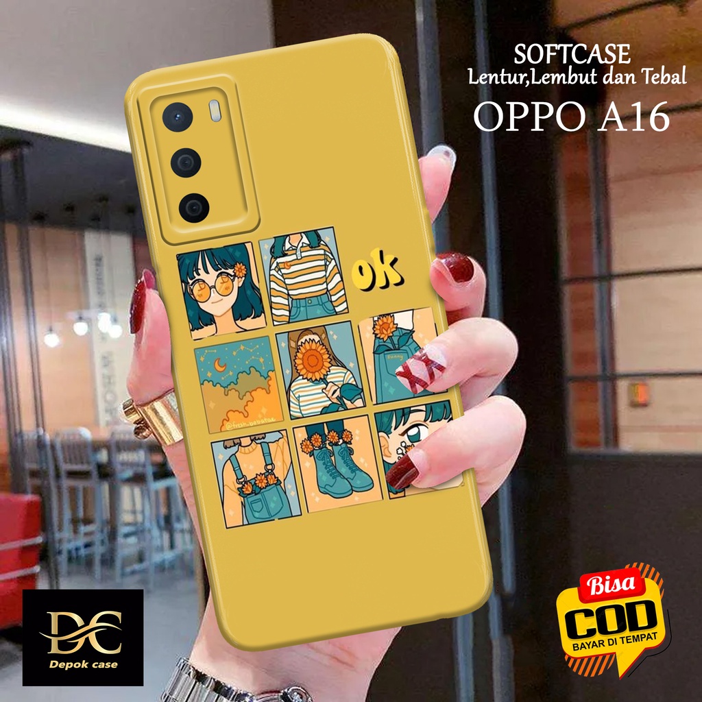 Case Oppo A16 Terbaru - Fashion Case AESTHETIC - Casing Hp Oppo A16 Terbaru - Softcase Hp Oppo A16 T