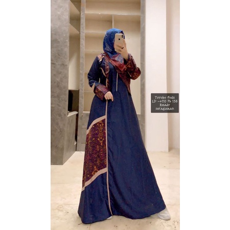 Gamis Inayah Terbaru Replika Esme Bahan Toyobo gamis simpel remaja wanita gamis murah