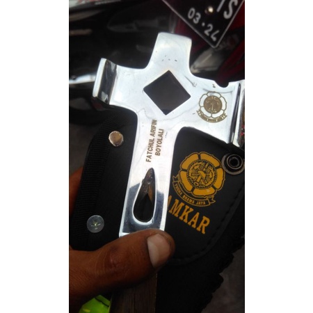 atribut kapak damkar silver