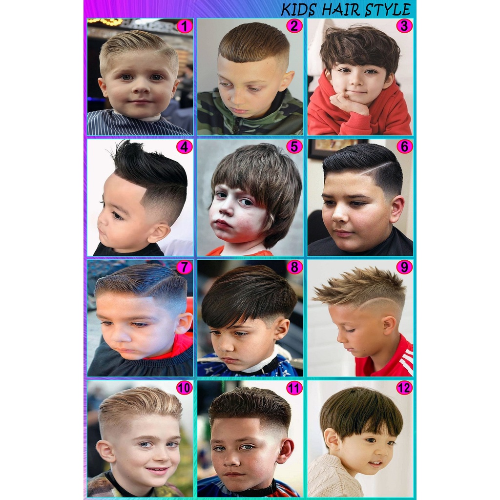 Poster Rambut Anak / Poster Pangkas Rambut