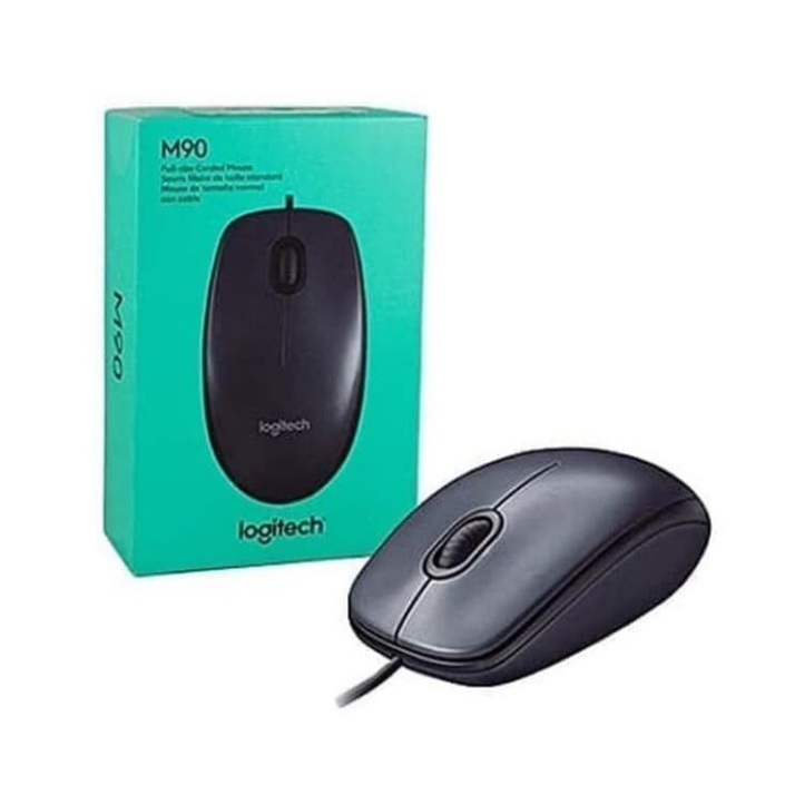 Logitech M90 full size corded mouse M 90