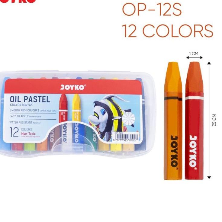 

Segera Dapatkan Crayon 12 warna joyko krayon oil pastel