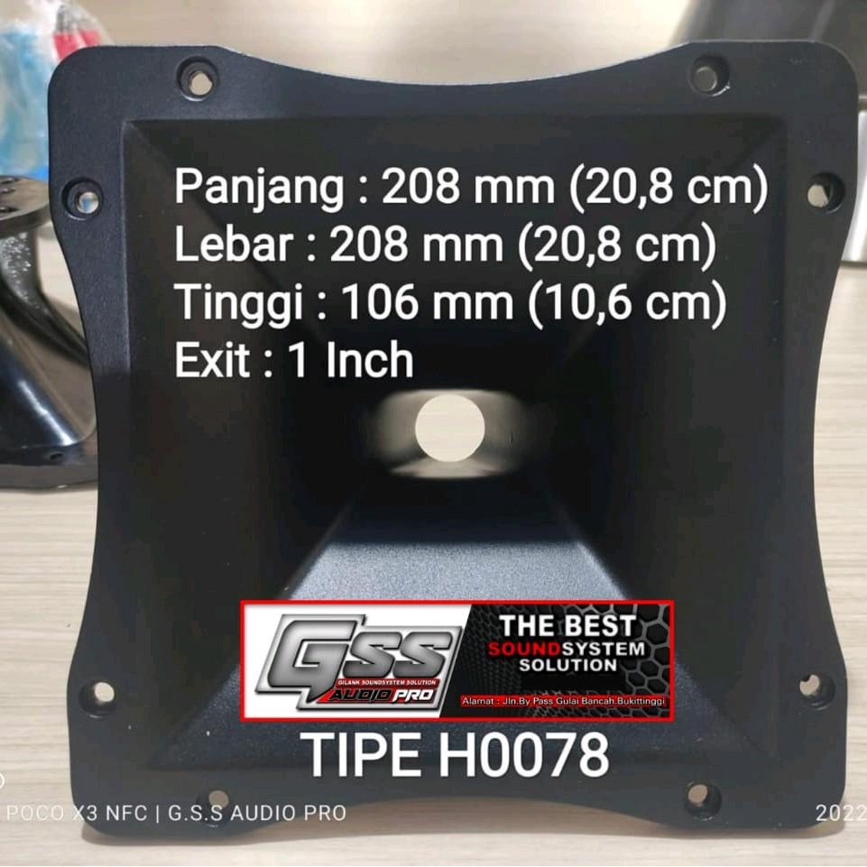 Horn Import Model Rcf Bahan Alumunium H0078