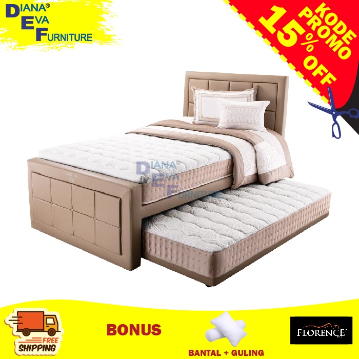 Comforta Comfort Duo 2in1 Full Set ( Kasur + Sorong + Bed Frame )