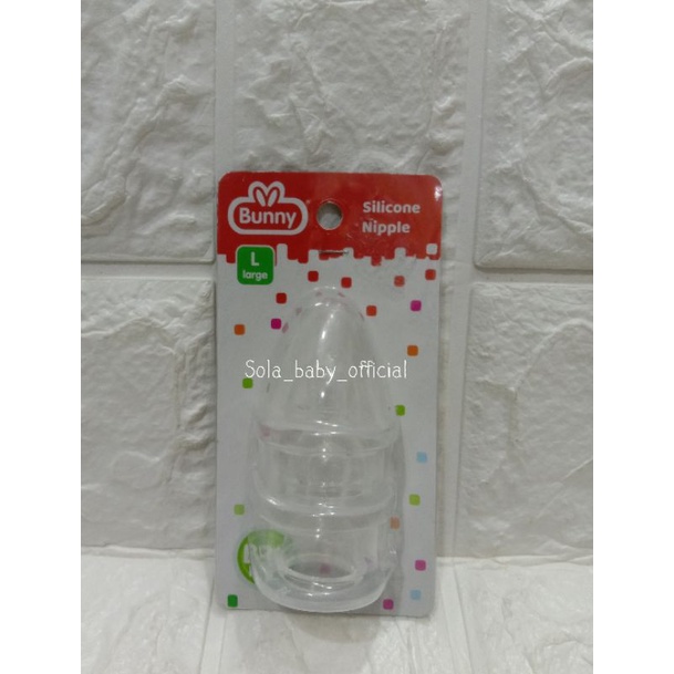 Lusty Bunny Silicone Nipple/Karet DOT Lusty Bunny isi 3Pcs