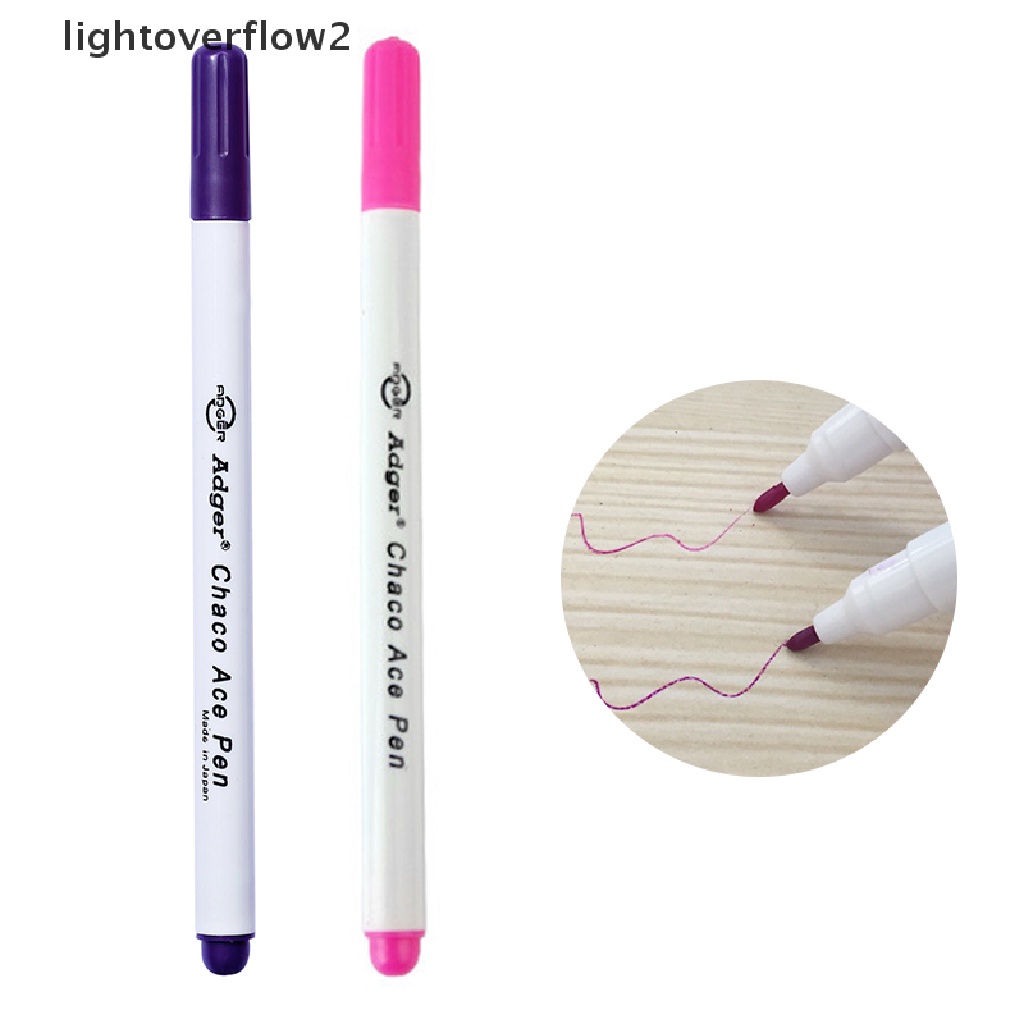 (lightoverflow2) 4pcs / Set Spidol Kain Erasable Untuk Perlengkapan Menjahit (ID)