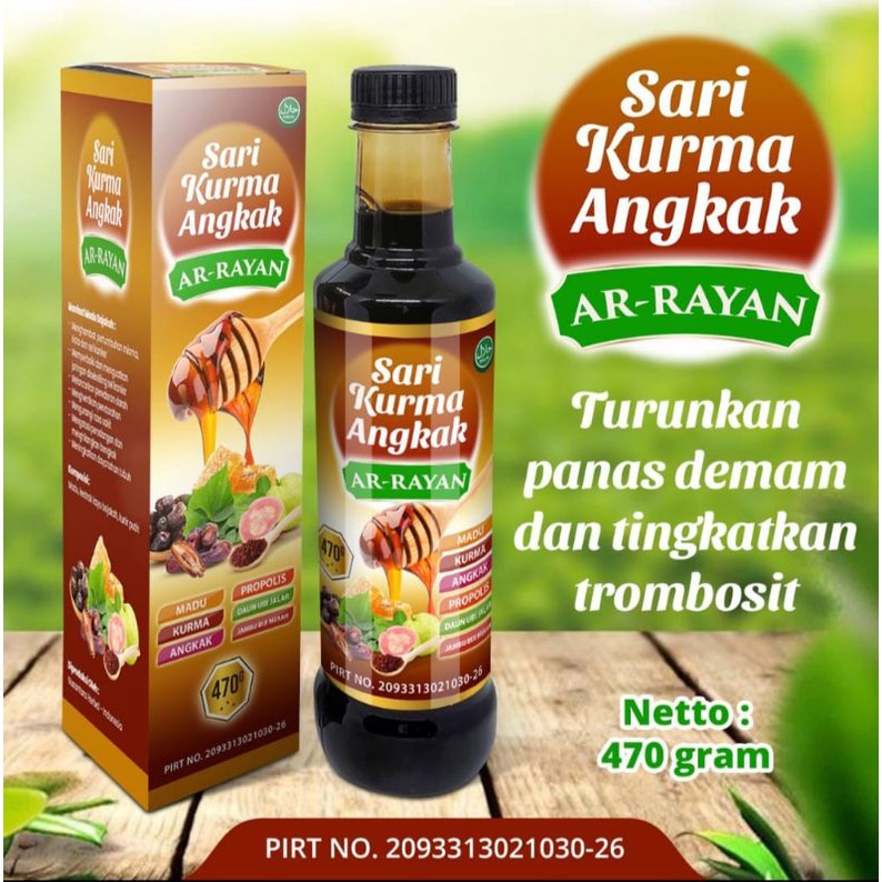 MADU SARI KURMA ANGKAK PROPOLIS JAMBU BIJI EXTRAK .MENMBAH TROMBOSIT .MENURUNKAN DEMAM