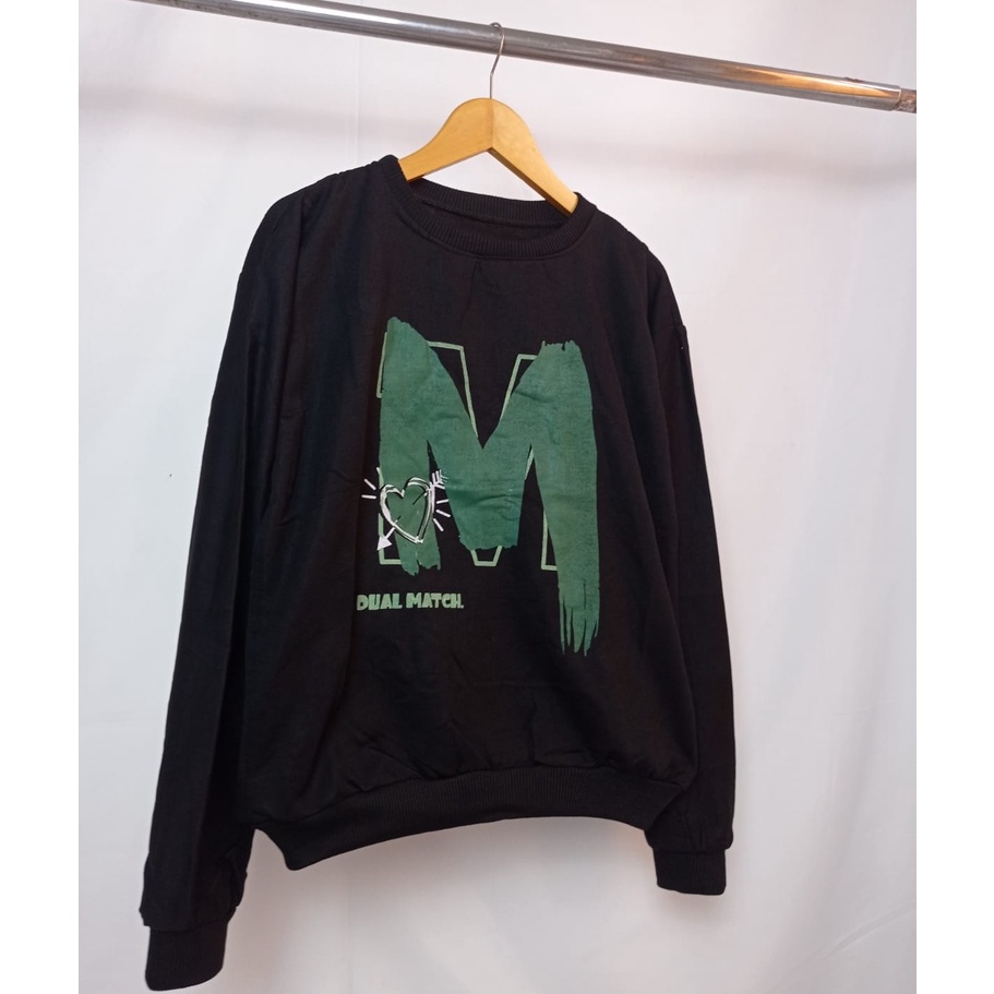 Sweater Wanita M dual Match  Bahan Fleece Tebal