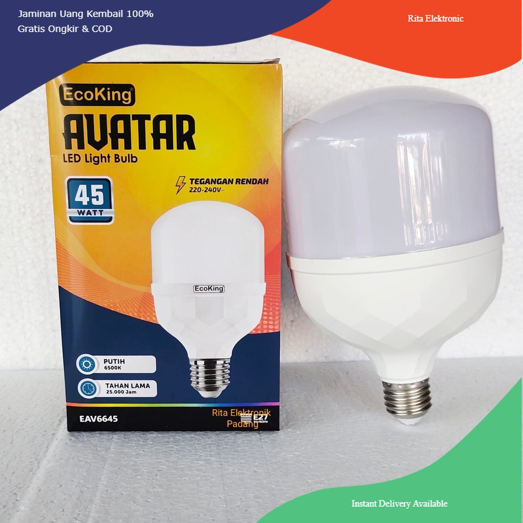 LAMPU ECOKING AVATAR 45 W