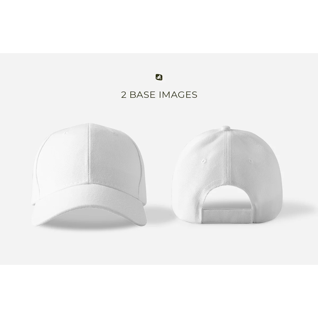 Velcro Snapback Baseball Cap Mockup
