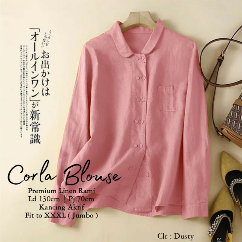 CORLA BLOUSE WANITA TERBARU