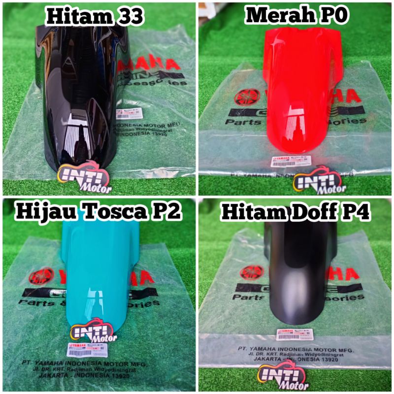Slebor Depan Belakang Fazzio ASLI 100% ORIGINAL YAMAHA ORI KODE BEJ warna Merah Hitam Doff Hijau Tos