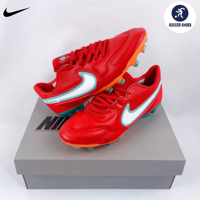 SEPATU BOLA NIKE TIEMPO LEGEND 9 ELITE RED BLUEPRINT FG