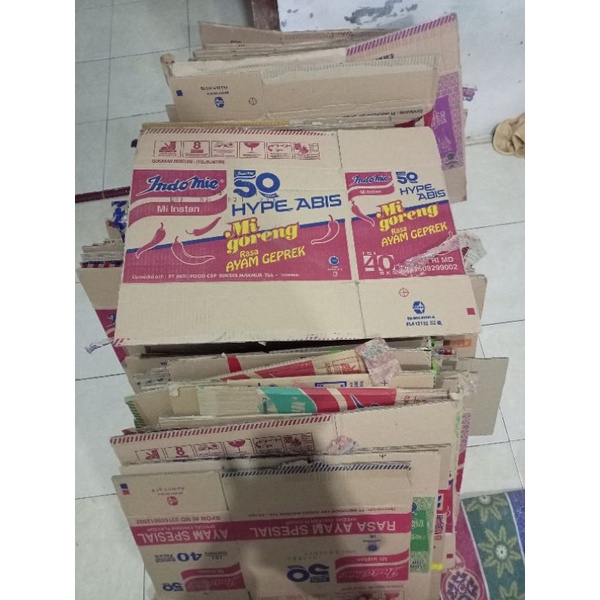 Jual Kardus Bekas Mie Instan Kardus Bekas Indomie Shopee Indonesia 1657