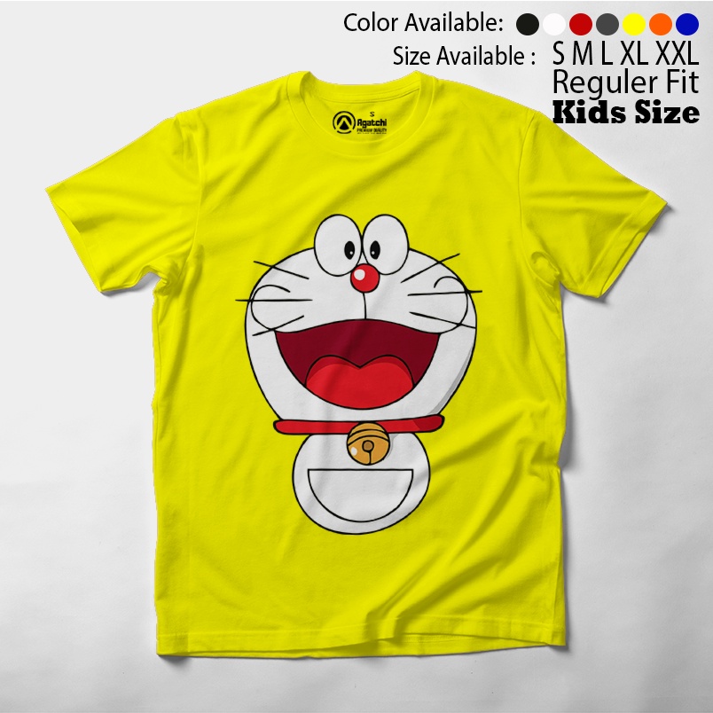 Baju Kaos Atasan Anak Laki - Laki Motif Doraemon