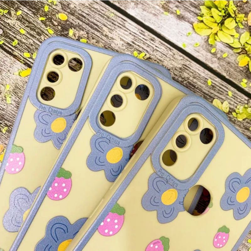 SOFTCASE MOTIF LUKISAN MINYAK BUNGA XIAOMI REDMI 7 5A 6A 9 9C 9T NOTE 7 NOTE 8 NOTE 9 NOTE 9 PRO 10A  - UA