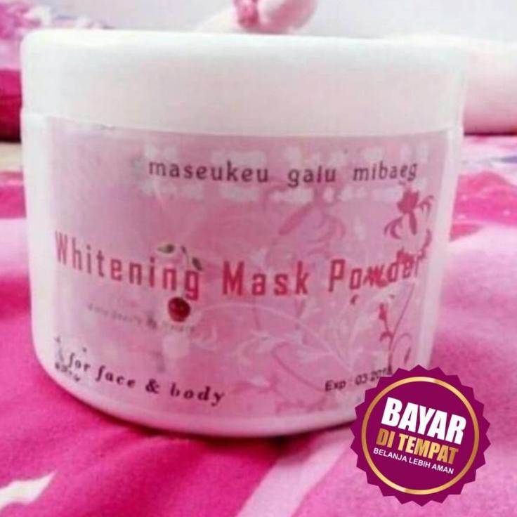 Limited ペ Pemutih Badan Korea  Lulur Pemutih | WMP Original | Whitening Mask Powder