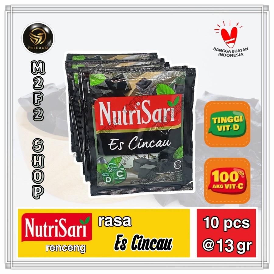 

NutriSari Minuman Serbuk Es Cincau Sachet - 13 gr (Kemasan Renceng)