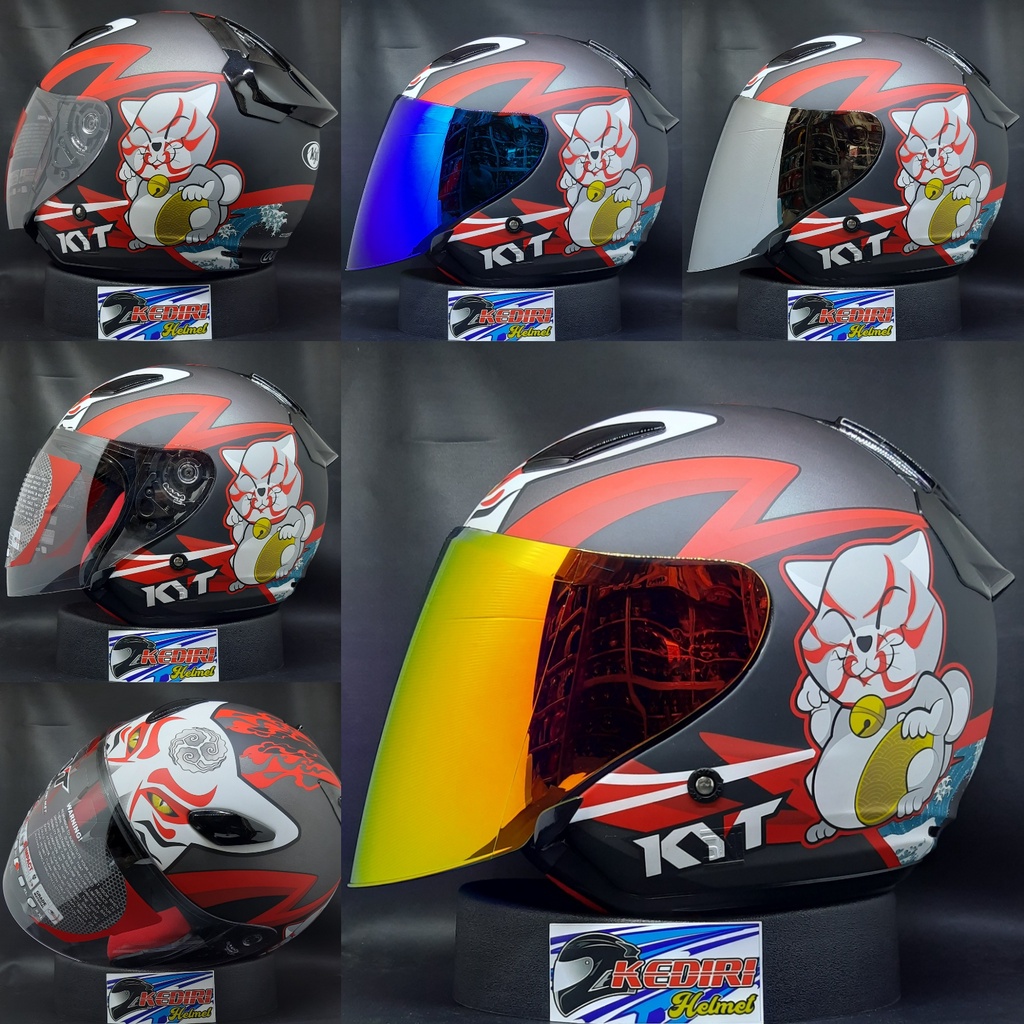 Helm KYT DJ MARU KABUKI CAT