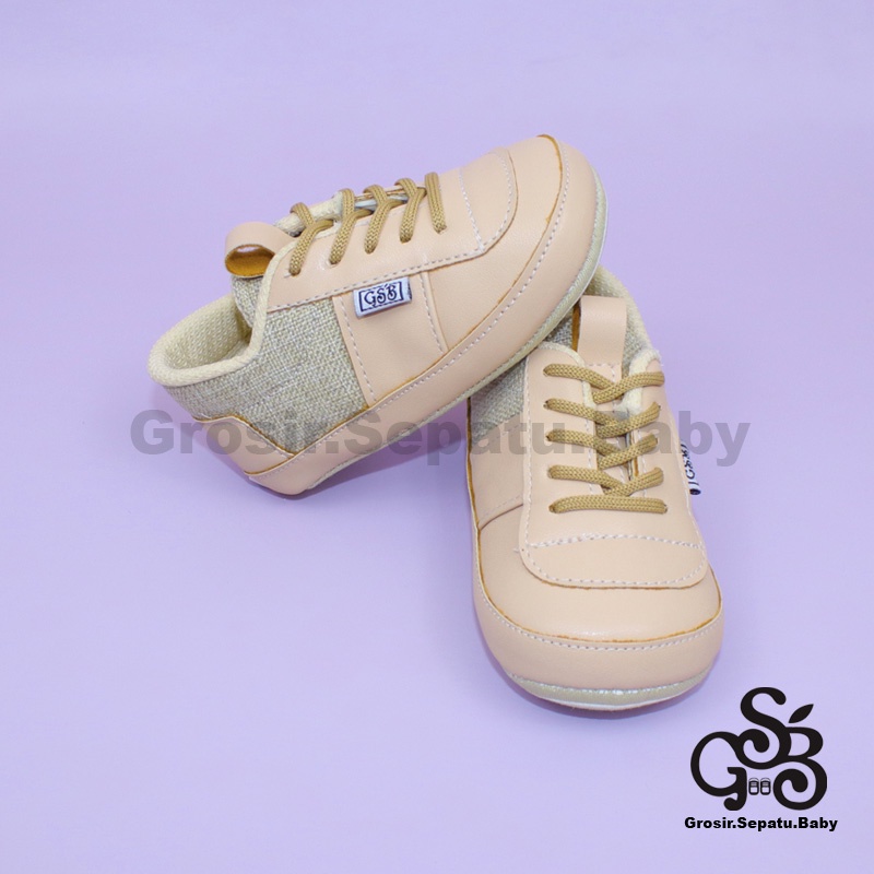Prewalker - Sepatu Bayi - Baby Shoes | 2-12 bulan | casual KIMMY CREAM polos ringan &amp; fleksibel