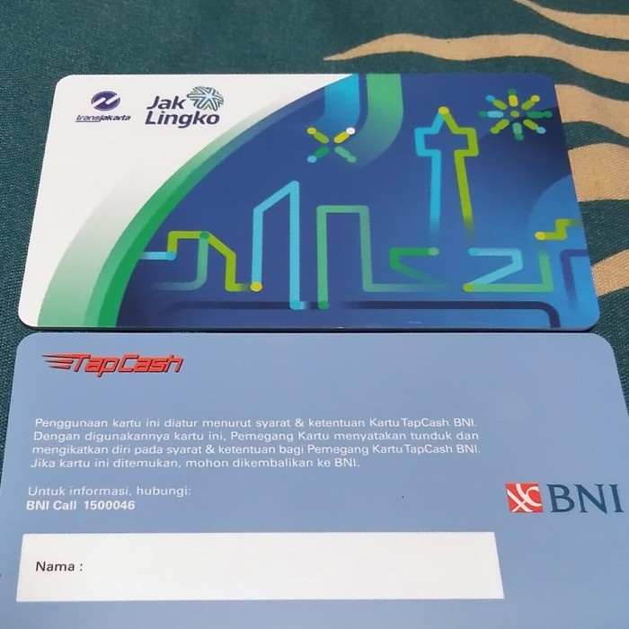 

Namecard Kartu Jaklingko Bni Dan Dki