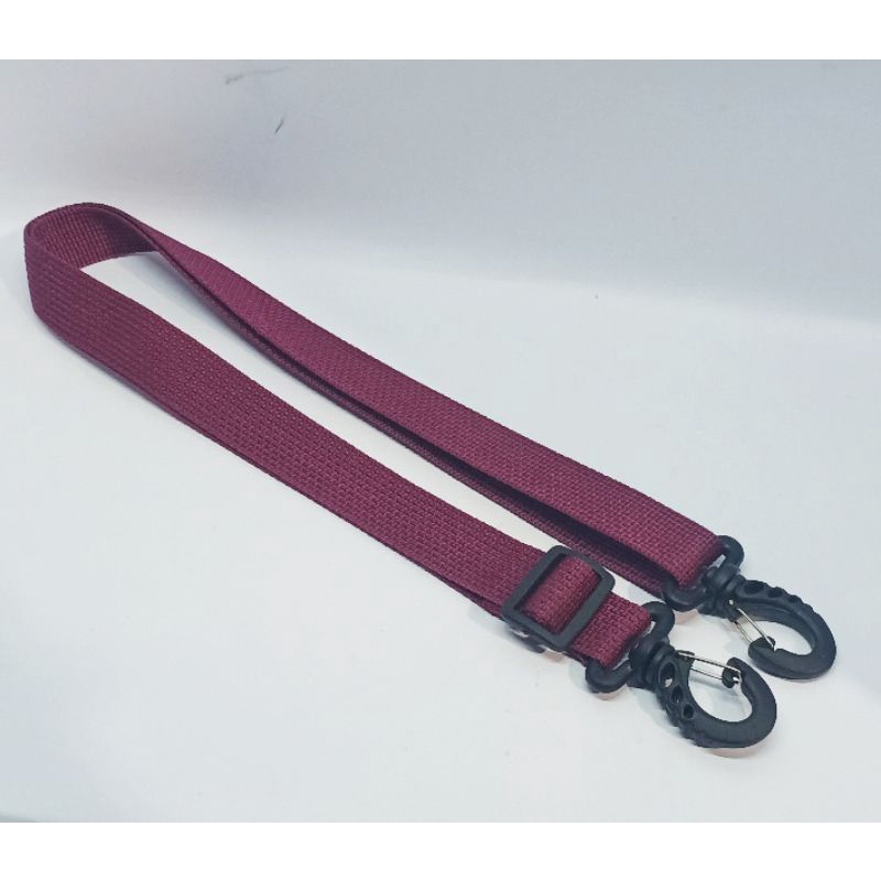 Tu7uh Store tali tas slingbag maroon webbing ukuran 2,5cm murah tali tas slempang Strap bag kuat awet