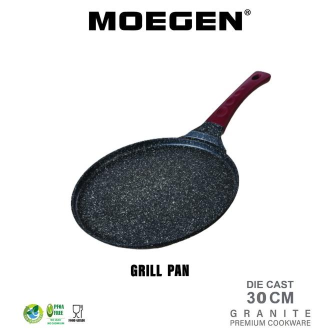 Discount Moegen Germany Grill Pan 30 cm Granite Series /PERALATAN MASAK SET/PANCI PRESTO/PANCI SET/W