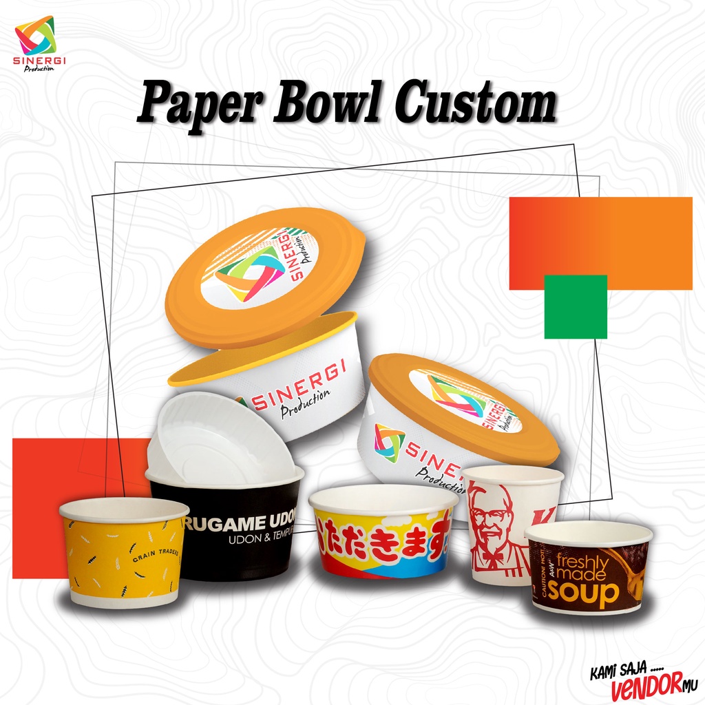 Jual Paper Bowl Custom Shopee Indonesia