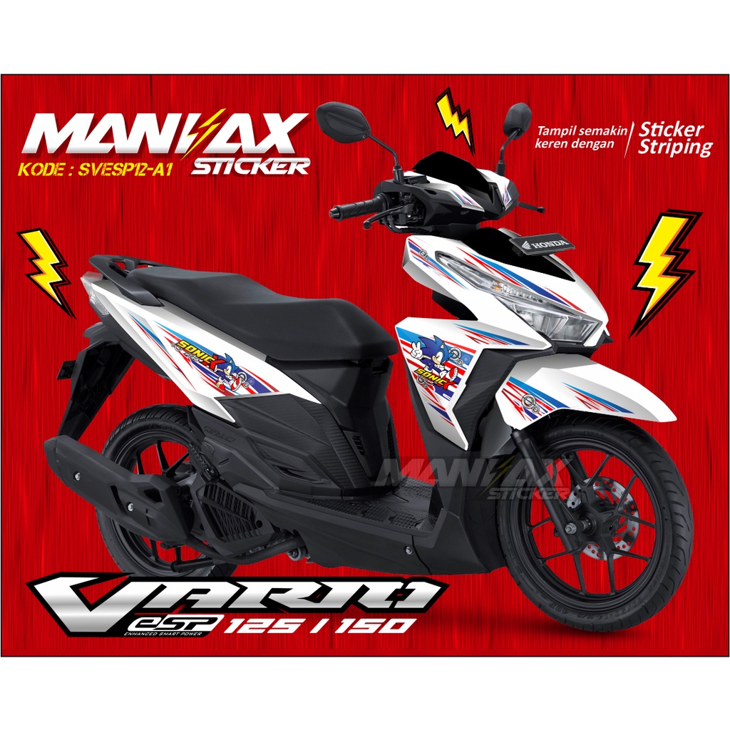 Striping Sticker Honda Vario 125-150 LED - Sticker Vario - Striping Vario 150 Old