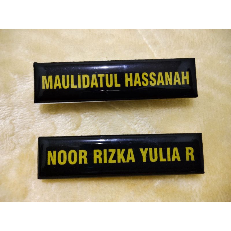 

Name Tag/Nama Dada