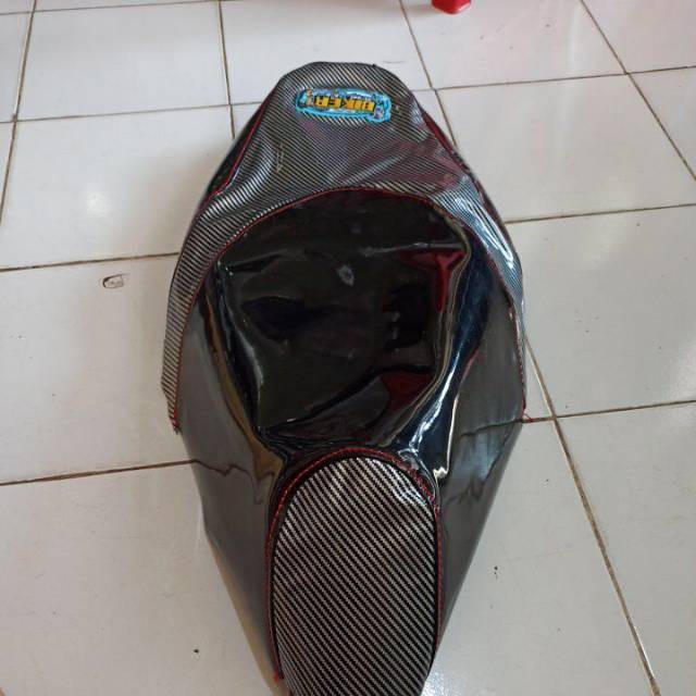 Sarung Jok Karbon Glossy Xride Biker Motor Beat Mio Vario Xride Vega J