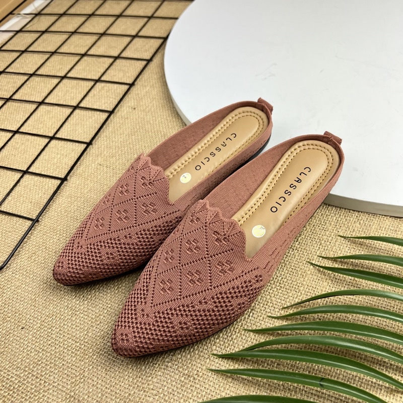 MARASYAFFA - SEPATU FLAT RAJUT WANITA SF 57