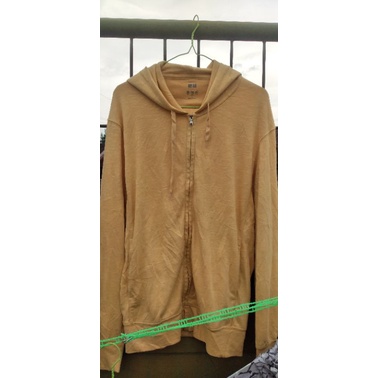 hoodie zipper uniqlo second
