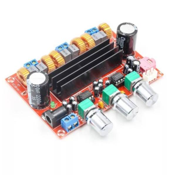 New Stock POWER AMPLIFIER CLASS D DIGITAL AUDIO TPA3116D2 2.1 SUBWOOFER SPEAKER 12-24V 2x50W 1x100W