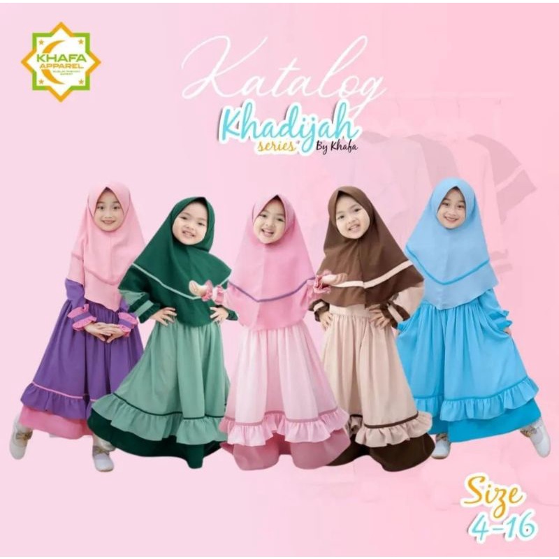 GAMIS KHADIJAH ( 10-16T ) by KHAFA APPAREL