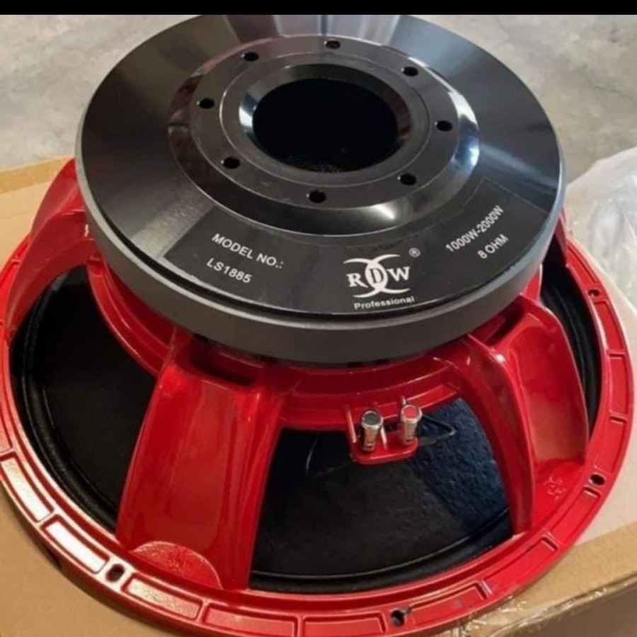 Speaker komponen woofer rdw 18 ls1885 ls 1885 18inch vc 5in produk original