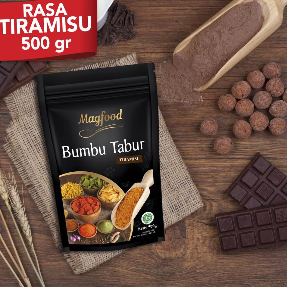 

GROSIR Magfood Bumbu Tabur Tiramisu 500gram !