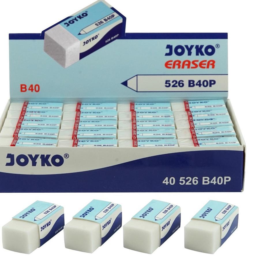 

Flash Sale향 BOX 40PCS Eraser Penghapus Joyko 526-B40P ..