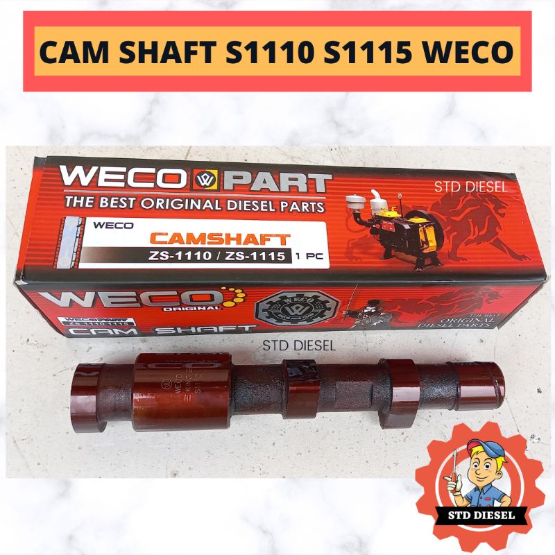 CAM SHAFT S1110 ZS1110 ZS1115 S1115 MERK WECO NOKEN AS DIESEL ENGINE 20 23 24 HP PK